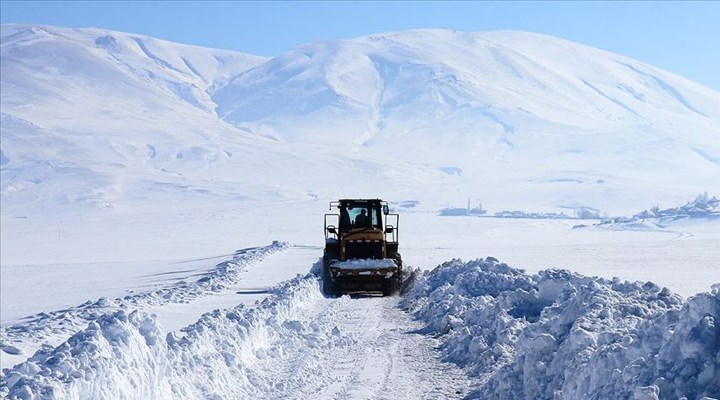 Van’da 85 yerleşim yeri  yolu kapalı