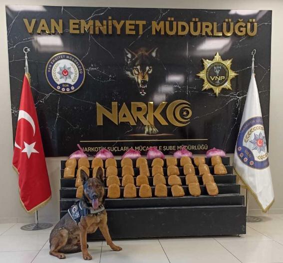 Van’da 38 Kilogram Metamfetamin ele geçirildi