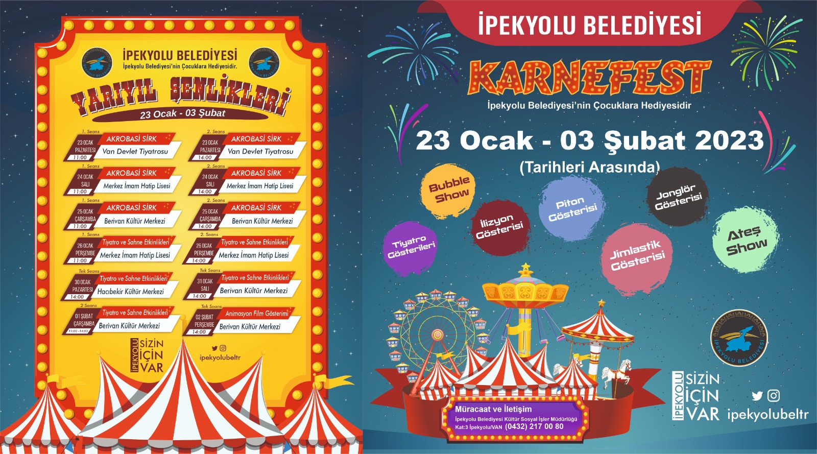 İpekyolu Belediyesi'nin 'KARNEFEST' Şenliği Başlıyor