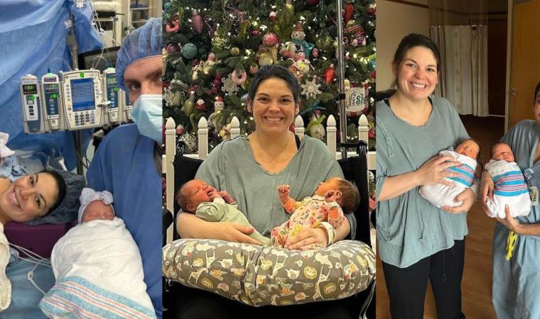 çift rahimli kadın ikiz doğurdu