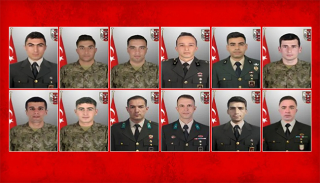 Irak'ın kuzeyinde acı kayıp: Metan gazında 12 asker şehit oldu