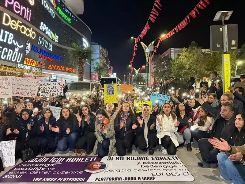 Van’da Rojin için Adalet Yürüyüşü: “Her dosya bir hayattır”