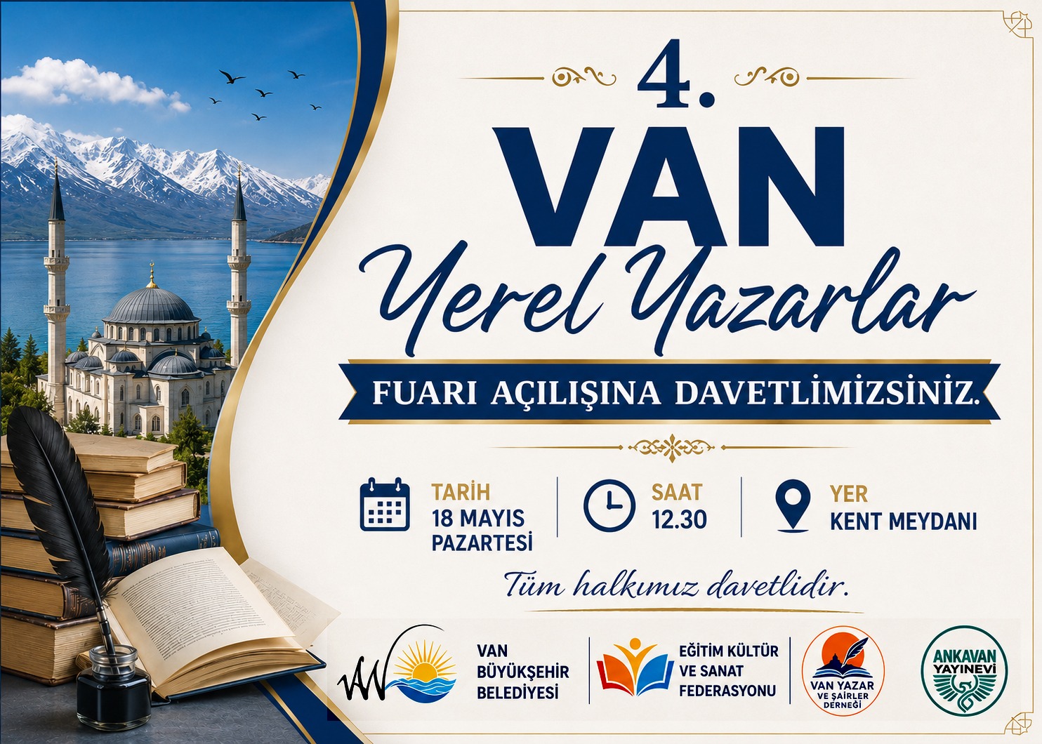 Van’da yerel yazarlar fuarı başlıyor