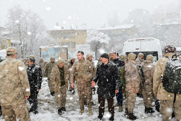 Güvenlik Korucuları Deprem Bölgesine Gönderildi